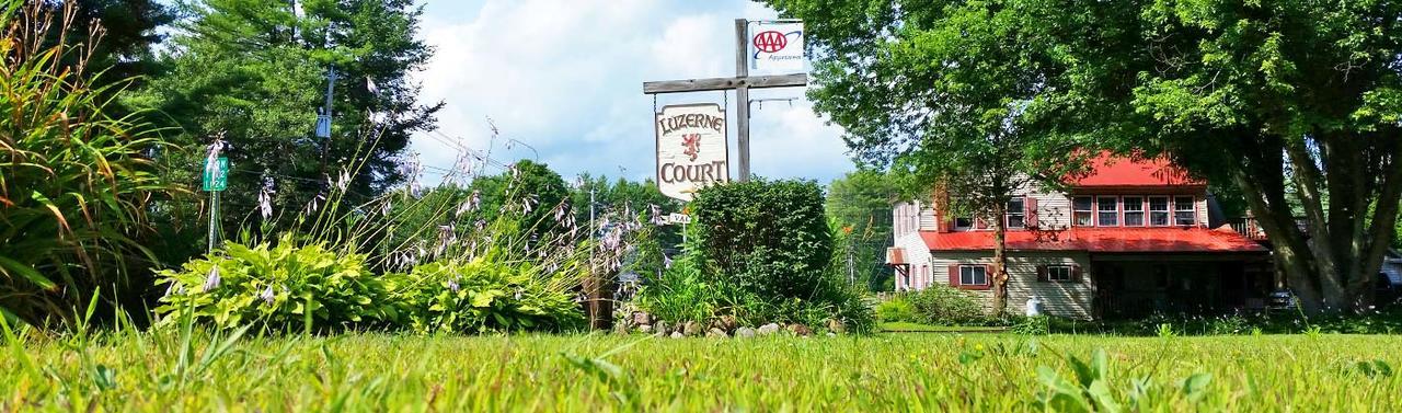 Luzerne Court Motel Lake Luzerne Ngoại thất bức ảnh